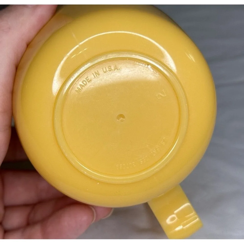 Proventil HFA Yellow Plastic Coffee Mug Pharmaceutical Rep Made‎ In USA